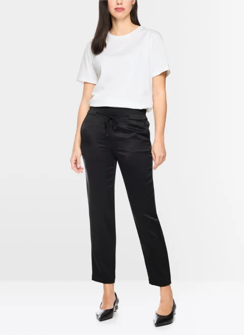 Тишърт с принт 'Dog' Marc Cain Collections — снимка 5