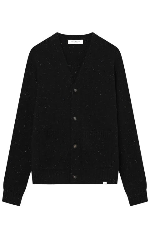 Жилетка Gary Fleck Wool Cardigan LDM310111 100100-black