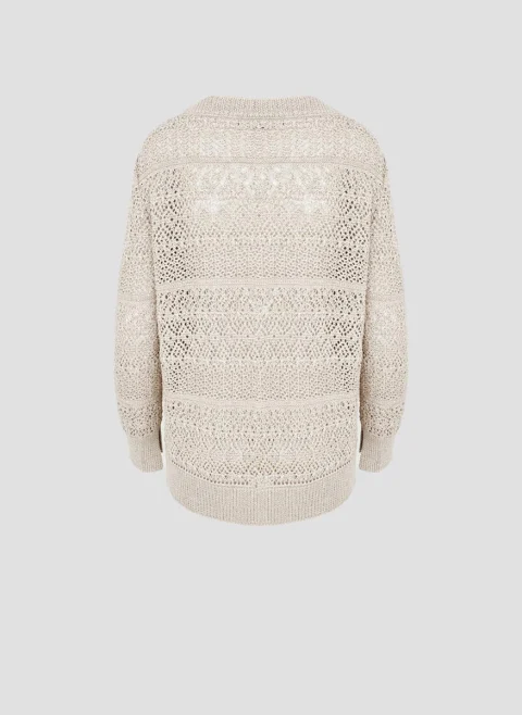 Пуловер 'Lace knit' Lorena Antoniazzi — снимка 2
