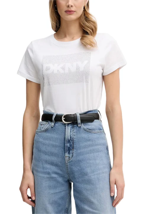 T-Shirt Logo DJ6T1701 WTL wht/silver