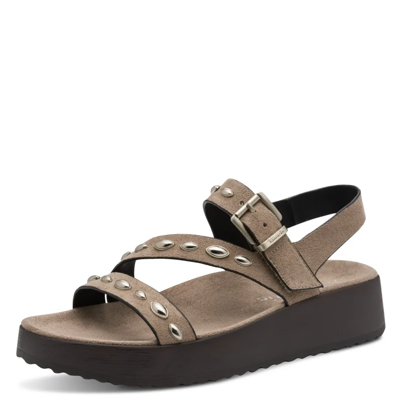 Дамски Равни Сандали TAMARIS – 1-28421-46-341 TAUPE — снимка 3