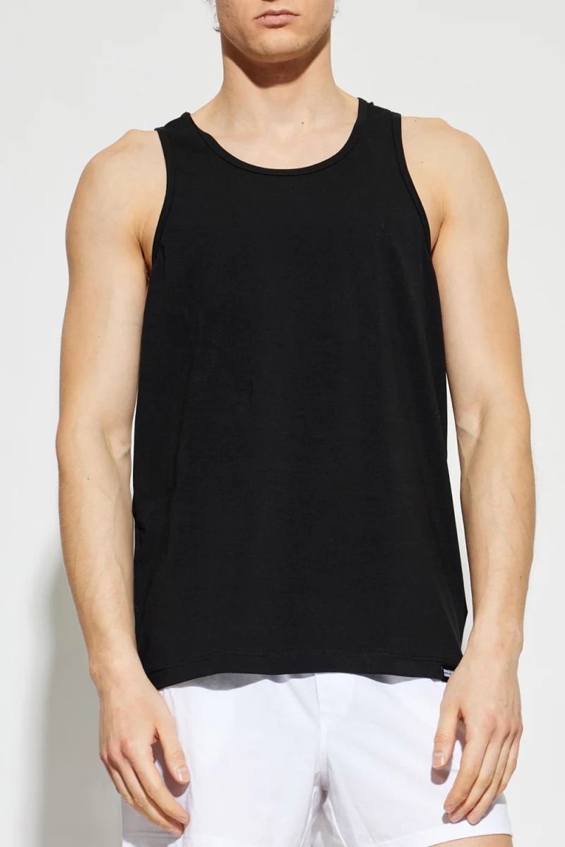 T-Shirt D9D446190 010 black/white — снимка 2