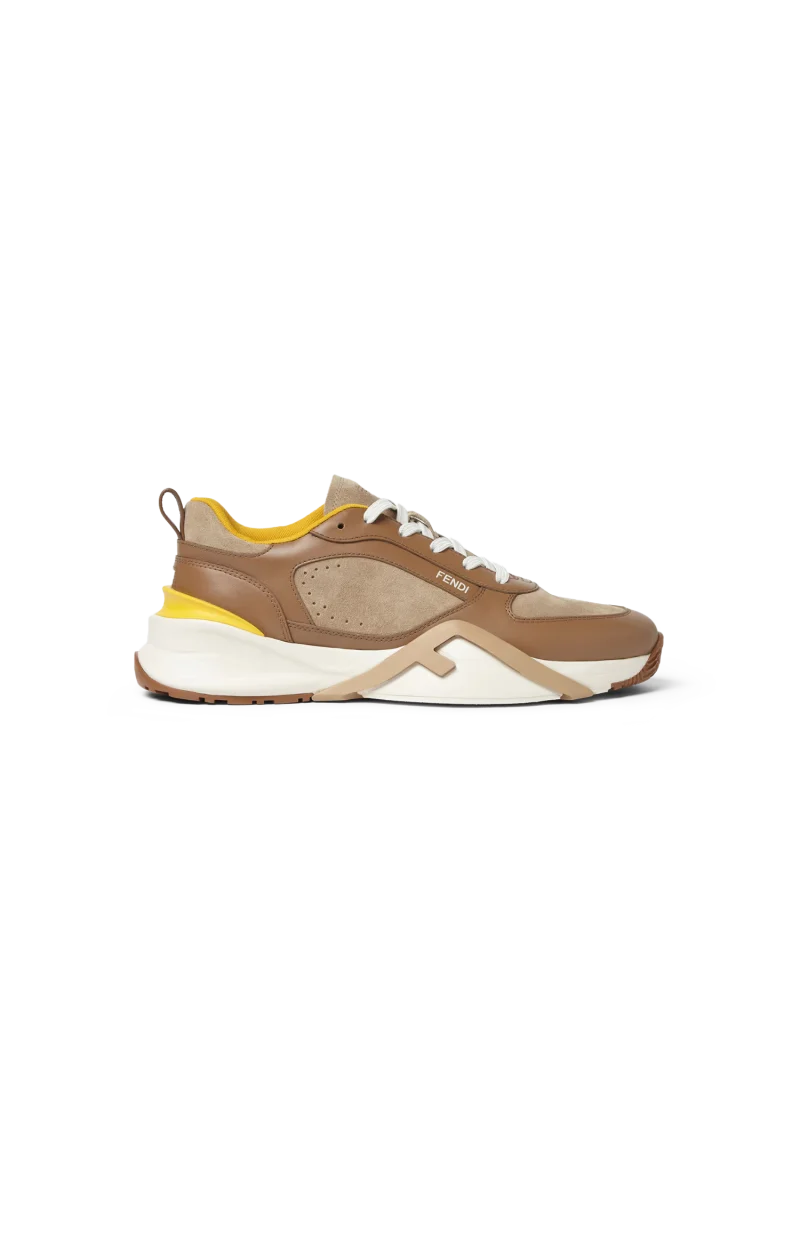 Flow Trainers in Light Brown
