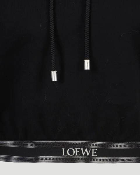 Cropped Hoodie in Black — снимка 3
