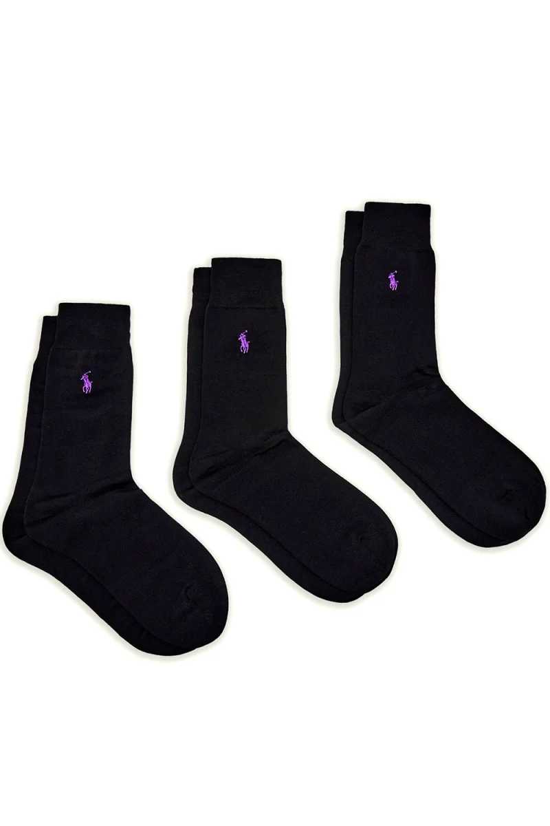 Чорапи (Pack of 2) Mercerized-Socks 449653635005 001 black — снимка 2