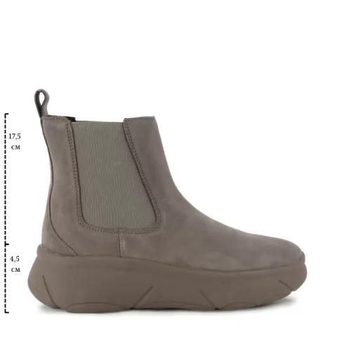 Дамски Равни Боти GEOX – D56NHB D NEBULA 2.0 TAUPE — снимка 5