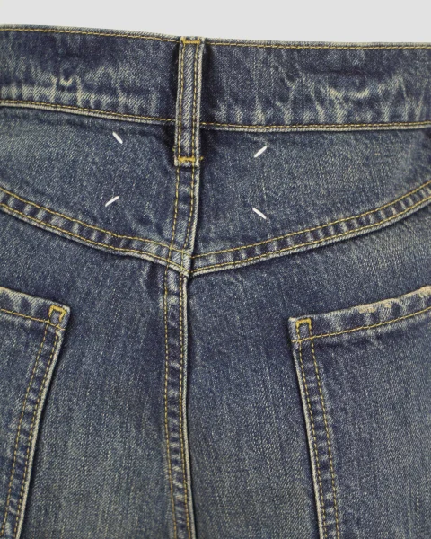 Cut-Out Jeans in Blue — снимка 4
