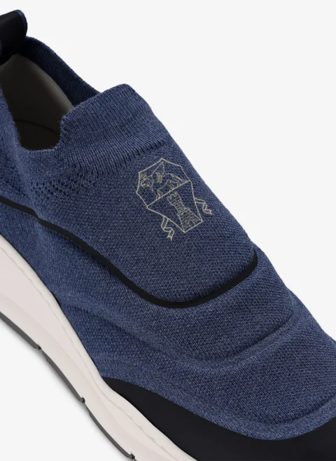 Кецове 'Cotton knit' Brunello Cucinelli Kids — снимка 4