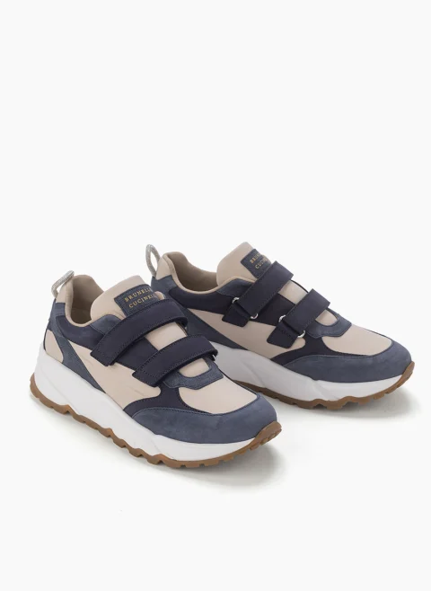 Кецове с кожени детайли Brunello Cucinelli Kids — снимка 2