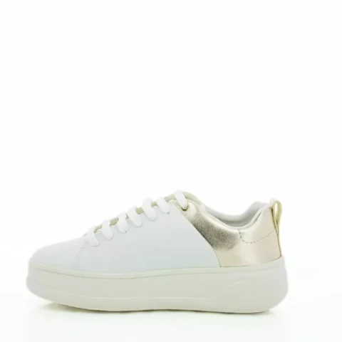 Дамски Сникърс GEOX – D46WVB D SPHERICA WHITE/LT GOLD — снимка 3