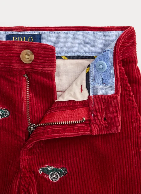 Панталон с бродирани детайли Ralph Lauren Kids 2-7 — снимка 6