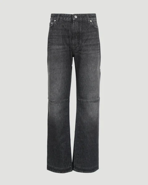 The Black Cut-Out Jeans