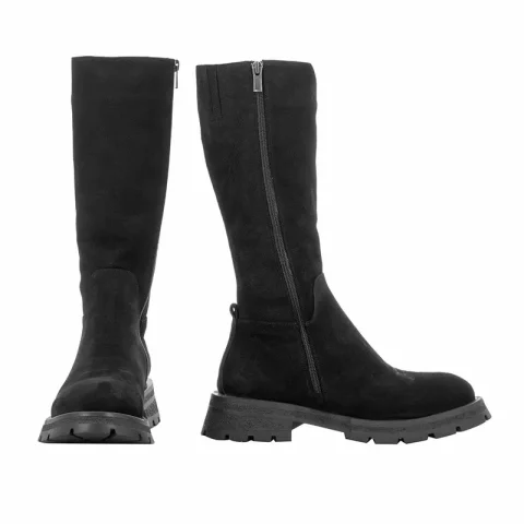 Дамски Равни Боти CARLO FABIANI – 252-27409 BLACK — снимка 5