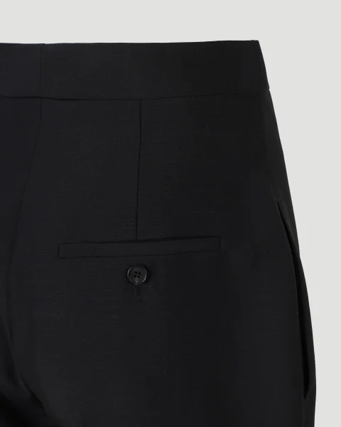 Wool Trousers in Black — снимка 4