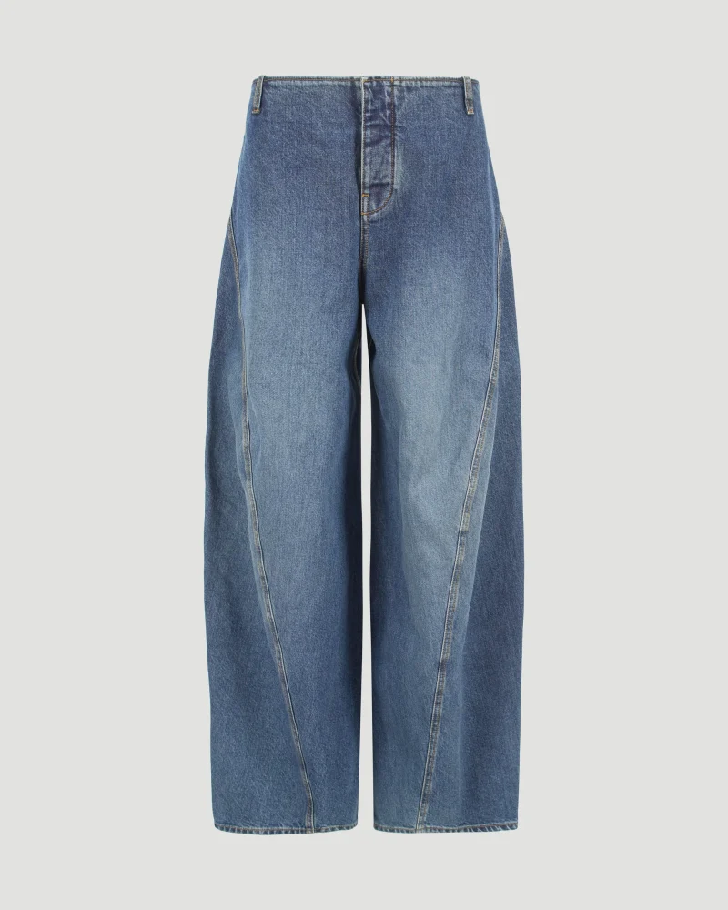 Denim Cargo Pants