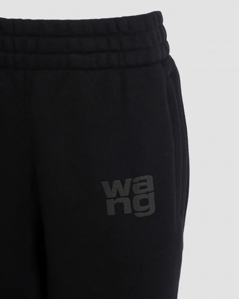 Stacked Logo Sweatpants in Black — снимка 3