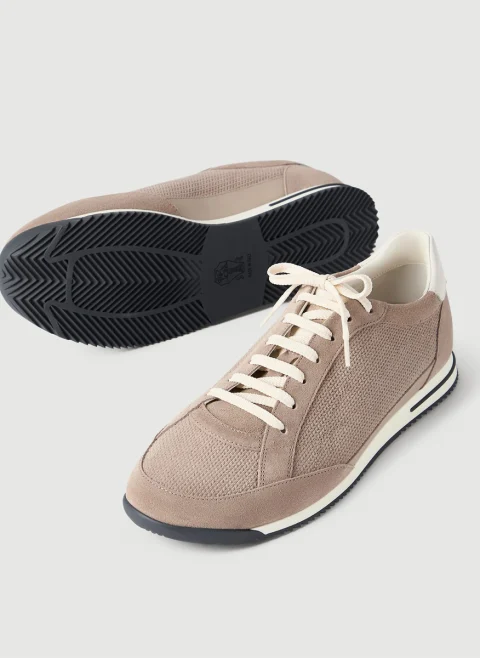 Велурени кецове Brunello Cucinelli — снимка 3