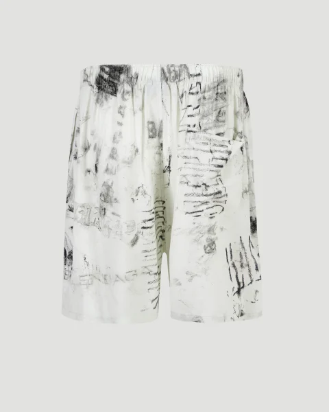 Washed Crayon Allover Pajama Shorts