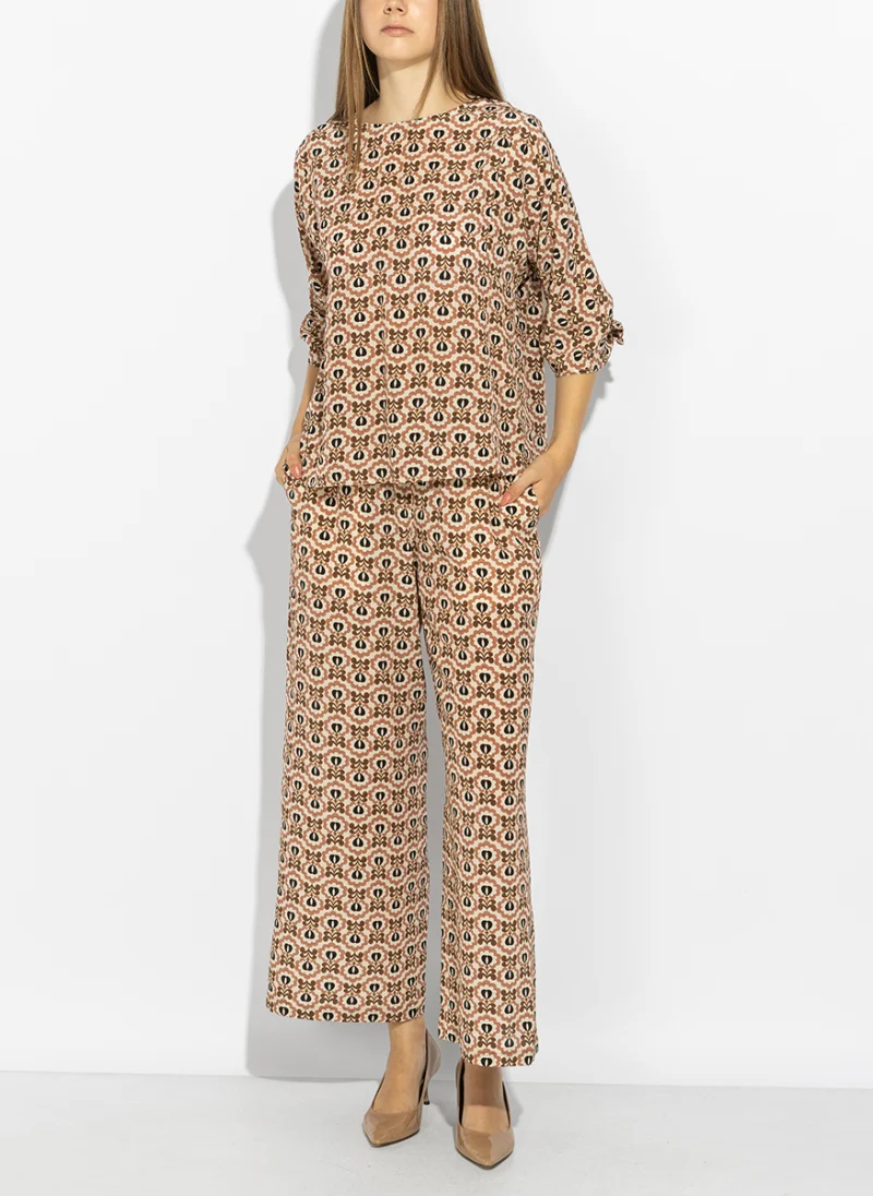 Панталон с принт Weekend Max Mara Wkdeusebio