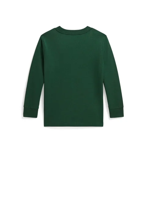 Блуза с лого бродерия Ralph Lauren Kids 4-7 — снимка 2