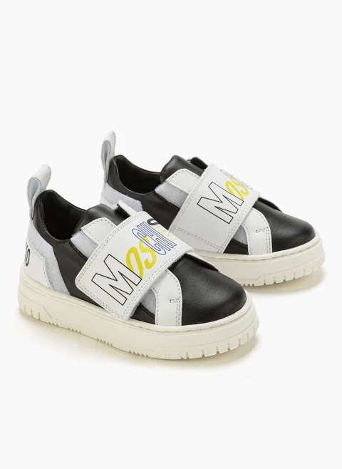 Кецове с лого надпис Moschino Kids — снимка 2