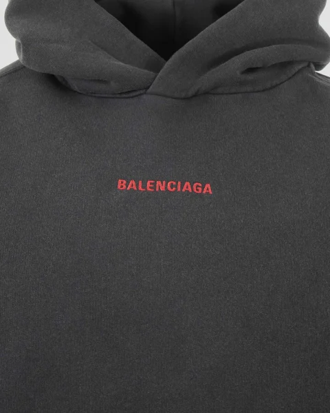 Medium Fit Hoodie in Faded Black — снимка 2