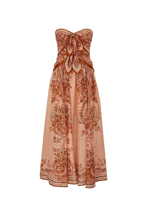 Копринена рокля с принт 'Aster Scarf' Zimmermann — снимка 8