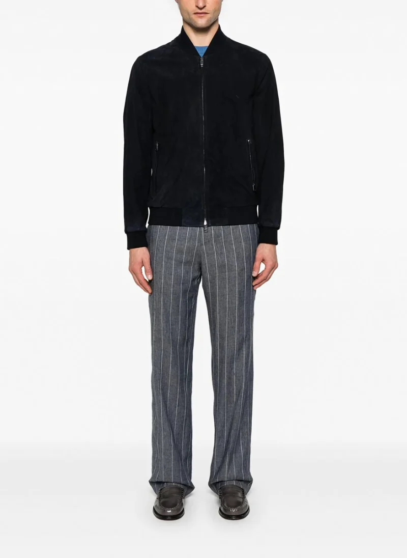 Бомбър яке с перфориран дизайн Brioni