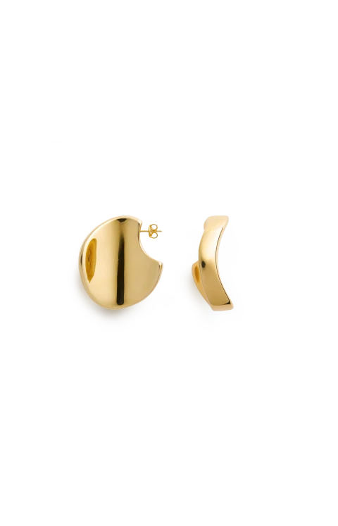 Large Disc Earrings — снимка 3