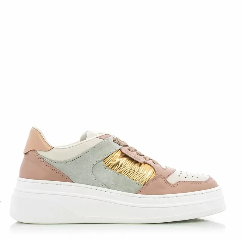 Дамски Сникърс CESARE PACIOTTI 4US – TAYLOR-05 -NAPA CIPRIA/VELOUR BIANCO