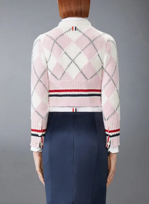 Жилетка от вълна със скъсена дължина Thom Browne — снимка 2
