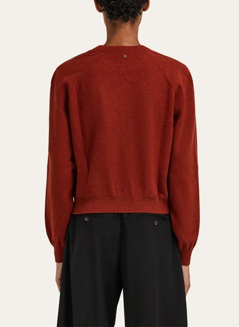 Пуловер с 'cut- out' детайл Ferragamo — снимка 4
