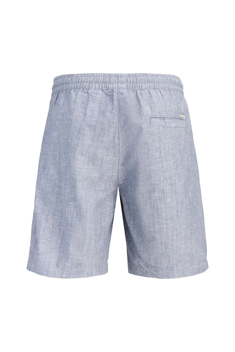 Бермуда Jpstjaiden Summer Linen Stripe 12296410 18-3916 TCX flint stone — снимка 2