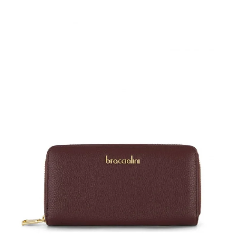 Дамски портфейл бордо Basic Braccialini
