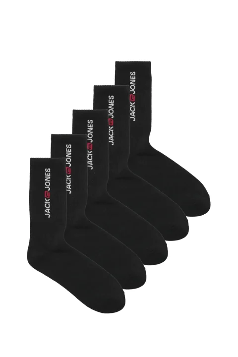 Чорапи (Pack of 5) Jaccorp Old Logo Tennis 12299302 C-N10 black