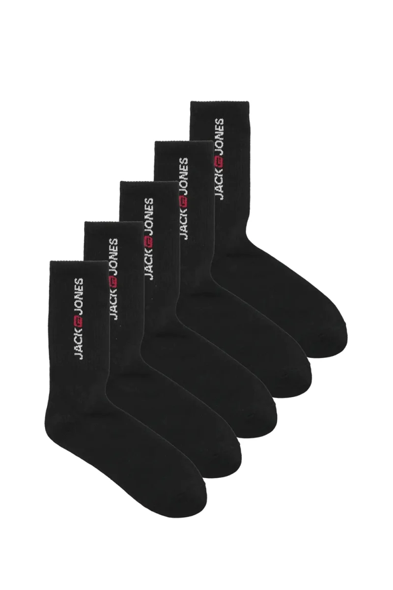 Чорапи (Pack of 5) Jaccorp Old Logo Tennis 12299302 C-N10 black