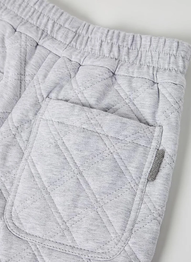 Къс панталон с монили Brunello Cucinelli Kids — снимка 2