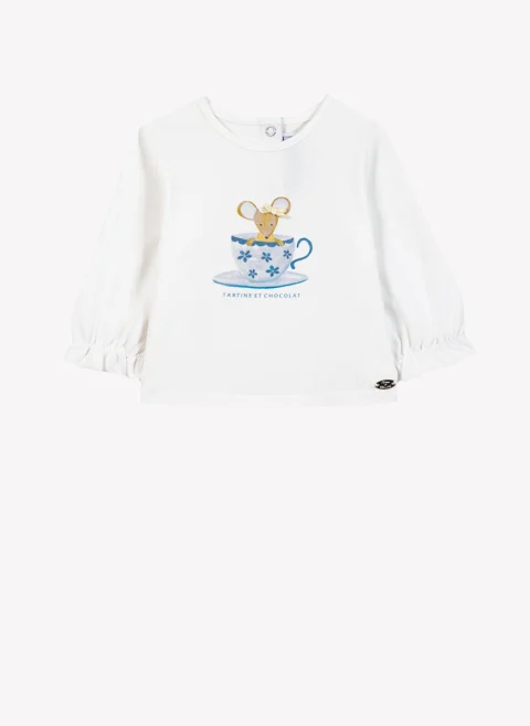 Блузa с 'Print mouse' Tartine et Chocolat — снимка 2