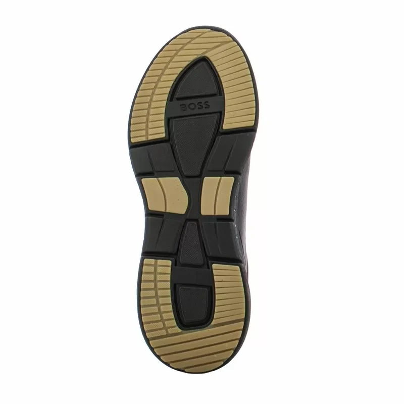Мъжки Сникърс BOSS – 50552902 TITANIS SLON LTGRMX BLACK — снимка 4