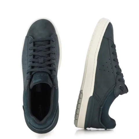 Мъжки Сникърс CLARKS – 26181323 COURTLITE2 RUN NAVY NUBUCK — снимка 5