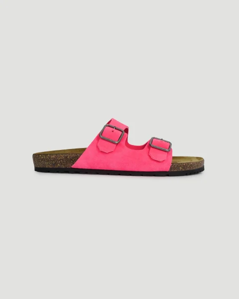 Jimmy Flat Sandals in Suede