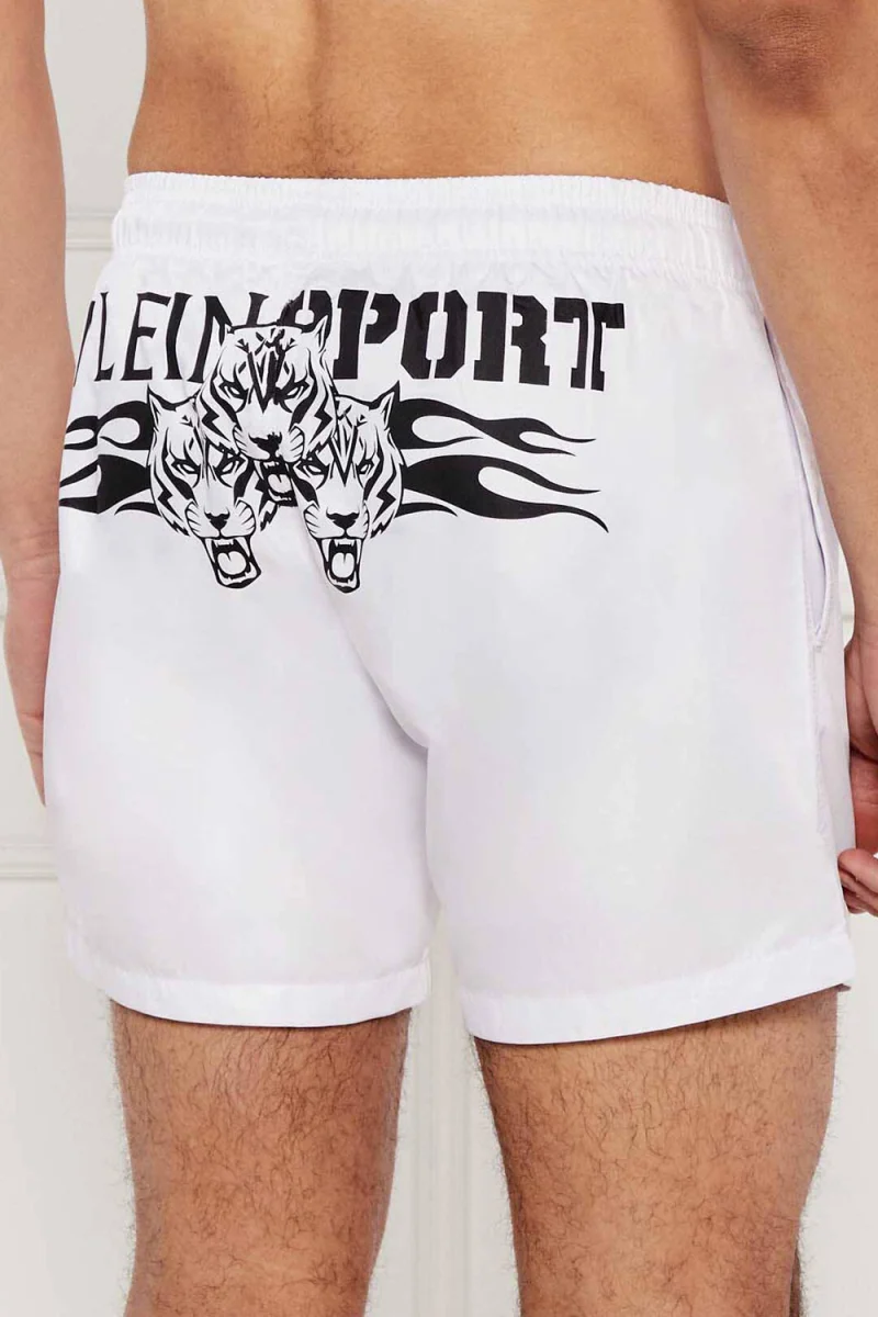 Бански Tiger Flame Medium Boardshort PS25MBM03 white — снимка 2