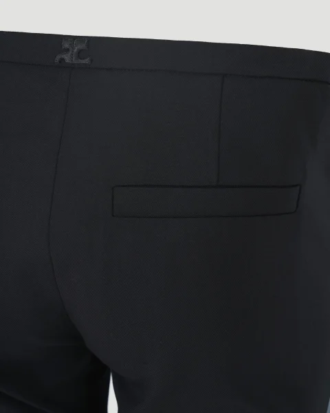 Wool Tailored Tube Pants — снимка 3