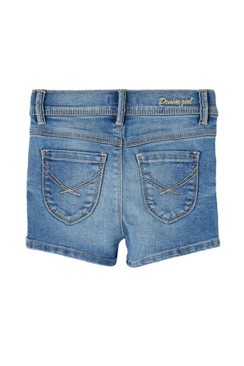 Детски Бермуди Nmfsalli Dnmtindys Shorts Camp 13198530 bs000053 light blue denim — снимка 2