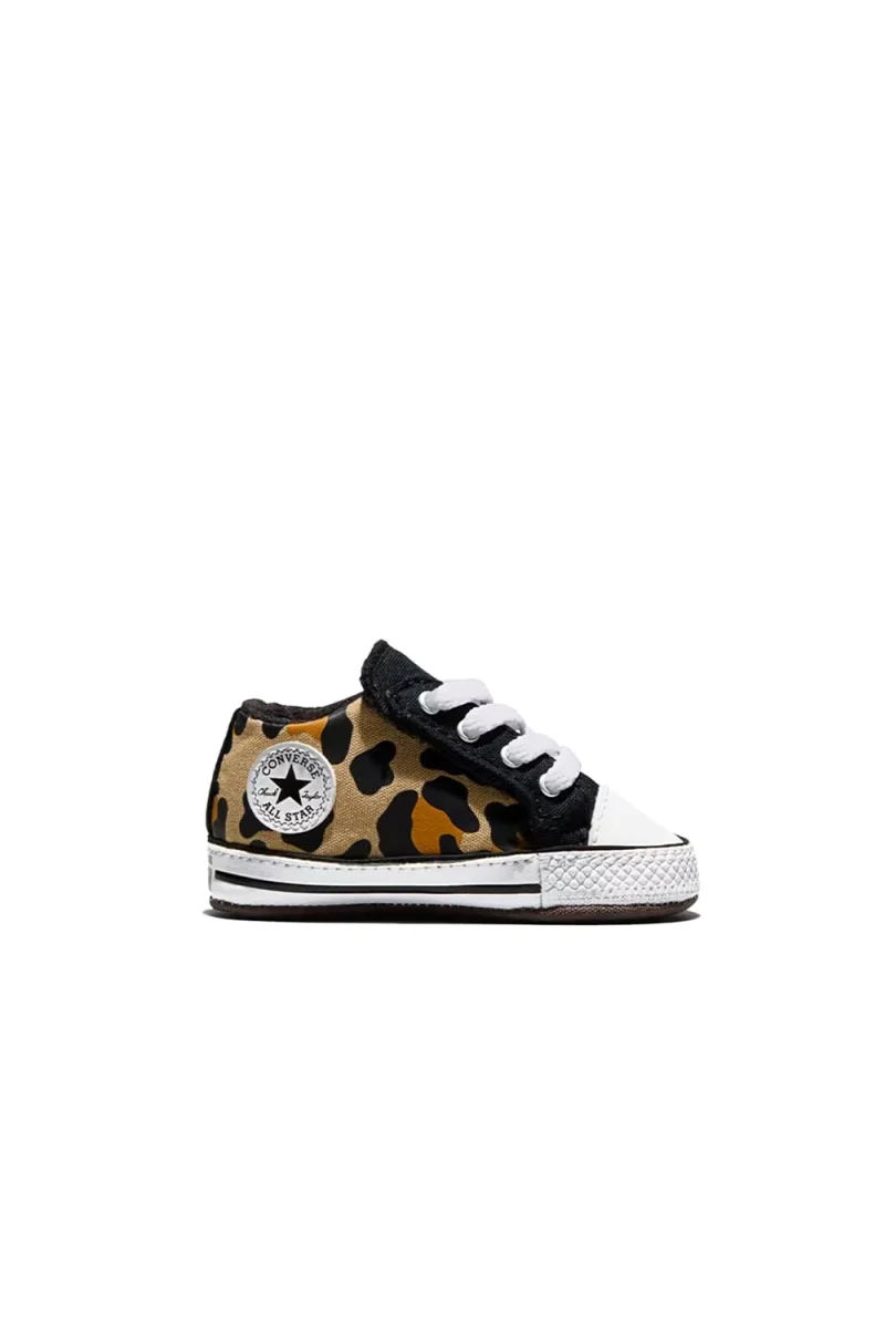 Детски Sneakers All Star Cribster Leopard A18018C 101-natural ivory/black/white