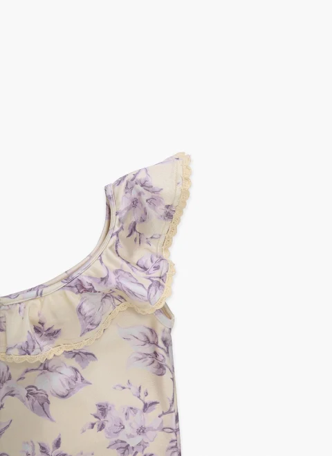 Цял бански с принт 'Halliday Trim Frill' Zimmermann Kids — снимка 5