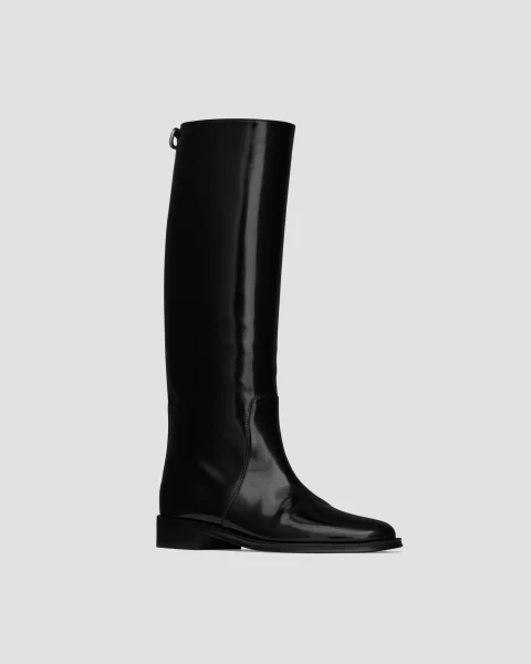 Hunt Boots in Glazed Leather — снимка 2