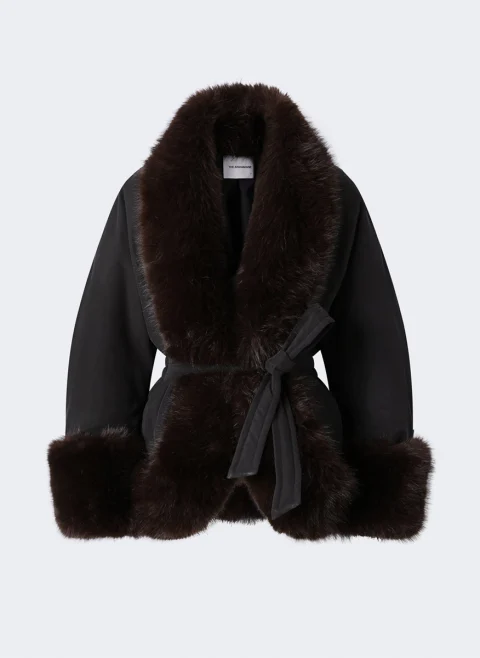 Яке с 'faux fur' детайли 'Brina' The Andamane — снимка 5