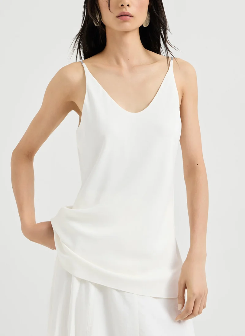 Топ от коприна Brunello Cucinelli