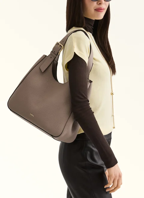 Чанта Furla Dora Cachemire Gray M — снимка 5